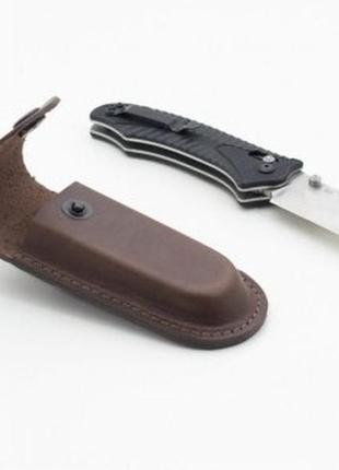 Чехол для раскладного ножа №2 (4х12 см) черый и коричневый