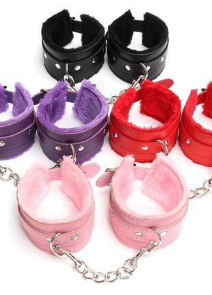 Наручники мягкие цветные для игр
