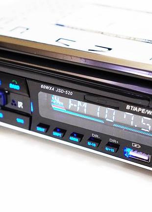 Автомагнитола jsd-520 bluetoth+2xusb+microsd+aux 4x60w