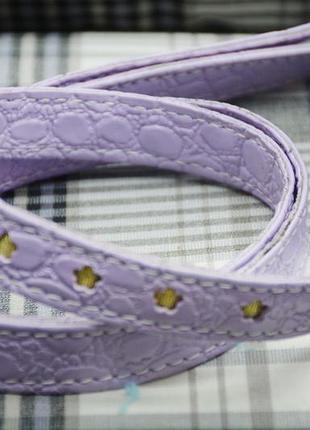 Повідець для декоративних собак з вініл-шкіри