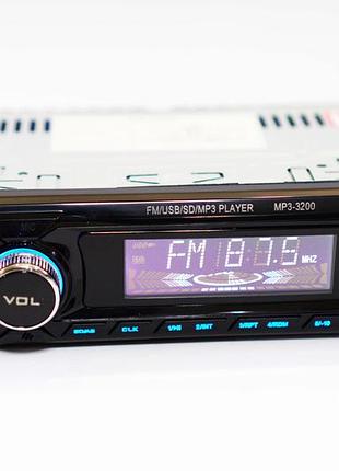 Автомагнітола 3200 bluetooth+2xusb+microsd+aux 4x50w 3