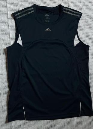 Чорна спортивна майка adidas розмір м1 фото