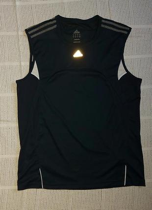 Чорна спортивна майка adidas розмір м2 фото