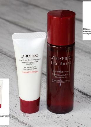 Shiseido набір для очищення пінка та лосьйон1 фото