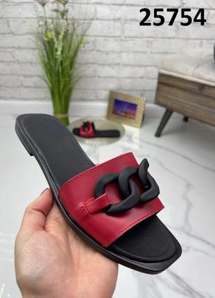 Шлепанцы кожа7 фото