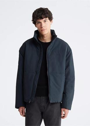 Новая куртка calvin klein (ck mock neck puffer jacket washed black)c америки m,l,xl1 фото