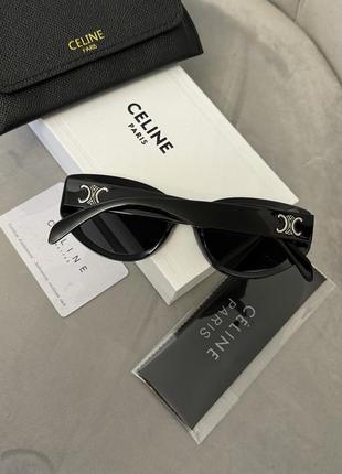 Солнцезащитные черные очки celine4 фото