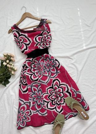 Шовково-лляна сукня дорожезного бренду monsoon