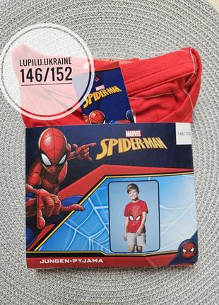 Pepperts spiderman піжама 146/152 р на хлопчика пижама летняя на мальчика шорты футболка набор