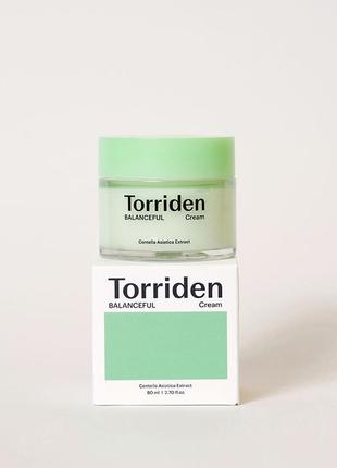 Torriden balanceful cica cream заспокійливий крем для обличчя із центеллою азіатською 80ml1 фото