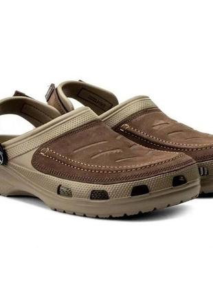 Чоловічі crocs yukon vista haki хакі clog шльопанці сабо крокс крокси new (р. 36-44)