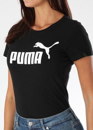 Женская футболка puma essential logo tee womens