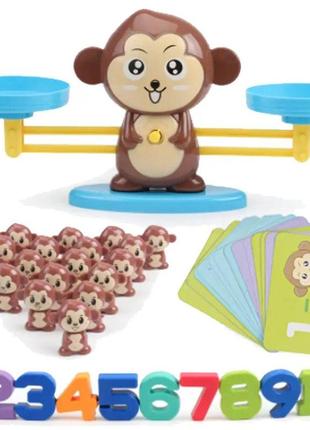 Обучающая счету игра для детей "сохрани баланс. обезьянки", 2 цвета (bs773b/p)5 фото