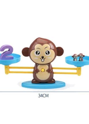 Обучающая счету игра для детей "сохрани баланс. обезьянки", 2 цвета (bs773b/p)3 фото