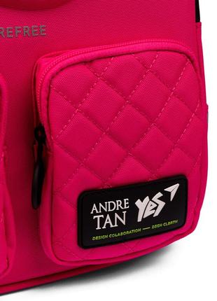 Рюкзак школьный полукаркасный yes t-129 yes by andre tan hand pink