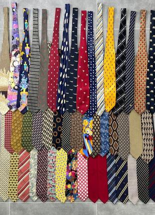 Набор галстуков (галстук) versace dior hermes ysl bally vintage