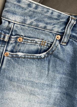Короткі джинсові шорти з середньою посадкою3 фото