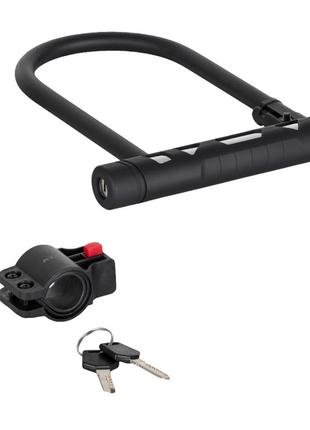 Велозамок kls arrest u-lock 12x105x200 чорний 8585053810681