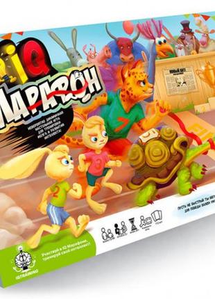 Настільна гра "iq марафон", danko toys (рус/укр) g-iqm-01-01u