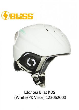 Шолом гірськолижний дитячий bliss kds (white/pk w/o visor) s/m 46-53 білий 123062000