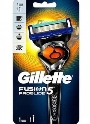 Станок gillette fusion proglide 1 картридж flexball g0013