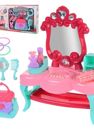 Ігровий набір "трюмо" з косметикою у валізі на колесах (008-917)