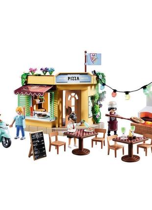 Конструктор playmobil city life "піцерія", 167 деталей (70336)