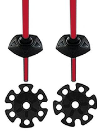 Палиці гірськолижні volkl phantastick ski poles (18 mm) 90 red-black (169810-90)4 фото