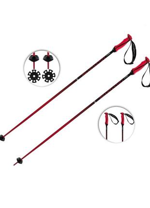 Палиці гірськолижні volkl phantastick ski poles (18 mm) 90 red-black (169810-90)