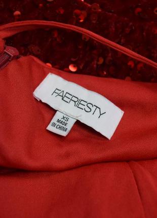Шикарное платье в пайетки красная в пол длинная вечерняя выпускная на фотосессию платья6 фото