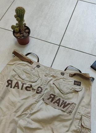 G-star raw карго шорты с утяжками5 фото