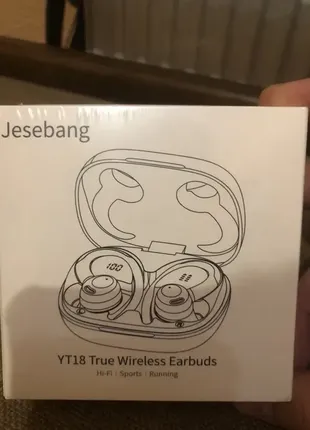 Bluetooth наушники jesebang yt18 вложней с крючками для ушей