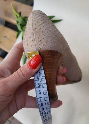 Итальянские кожаные туфли под кожу рептилии giorm8 фото