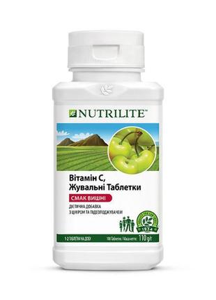 Витамин с детские жевательные таблетки amway nutrilite