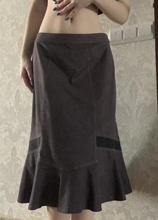 Интересная юбка со вставками