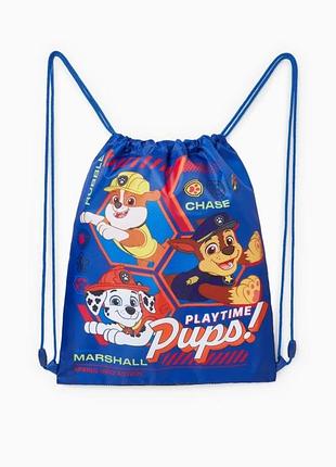 Щенячий патруль - спортивная сумка, цвет синий