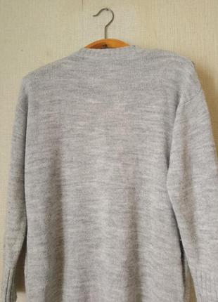 Удлиненный джемпер,свитер женский на запахе от olko p.l(48-50)4 фото