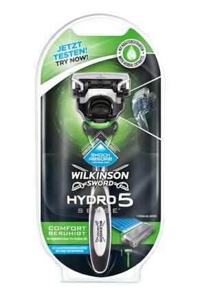 Мужской станок для бритья wilkinson schick hydro 5 sense comfort beruhigt 1 картридж sc0011