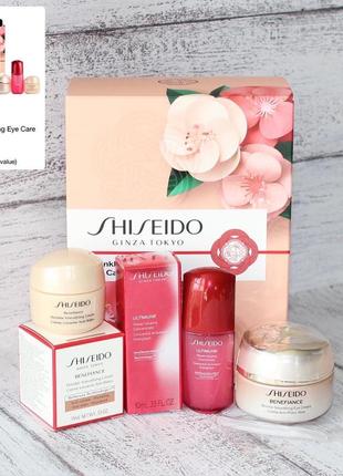 Shiseido wrinkle smoothing eye care set набір для обличчя та шкіри навколо очей