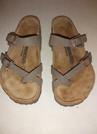 Шлепанцы сланцы birkenstock mayari ортопедические.