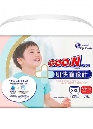 Трусики-подгузники goo.n plus для детей (xxl, 13-25 кг, 28 шт) 21000634