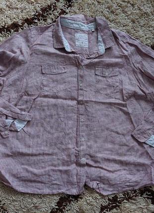 Сорочка, блуза, льон marks & spencer2 фото