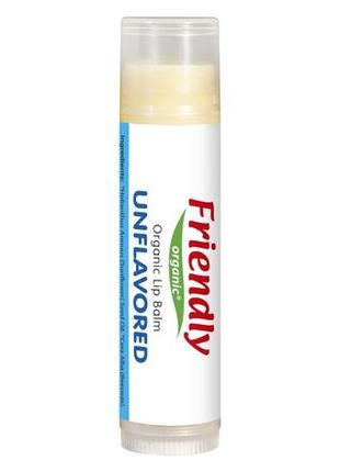 Органический бальзам для губ friendly organic без запаха 4,25 гр (фр-00002008)