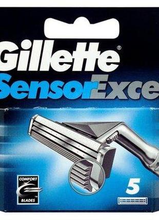 Сменные кассеты gillette sensor excel original (5 шт) g0025