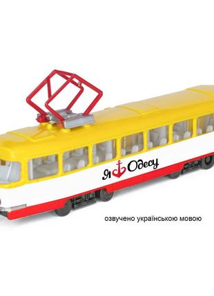 Модель - городской трамвай одесса (свет, озвуч. укр. яз.) sb-17-16wb-o