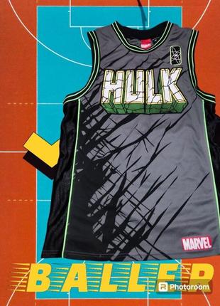 Баскетбольная майка marvel hulk smash banner