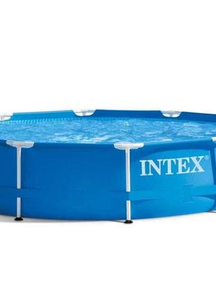 Бассейн каркасный "metal frame pool" 305х76 см, intex (28200)