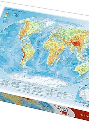 Пазли - (1000 елм.) - "карта світу"