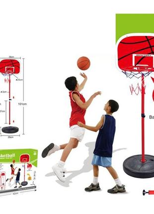 Дитячий ігровий набір "баскетбол на стійці" з м'ячем та насосом, 101 см (mr1132-1)