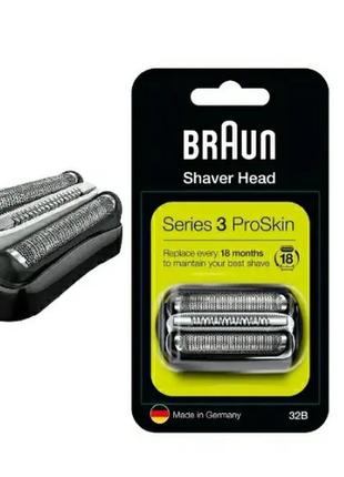 Сетка и режущий блок (картридж) braun 32b series 3 для мужской электробритвы 01421